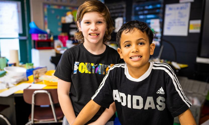 Students create compasses in science class